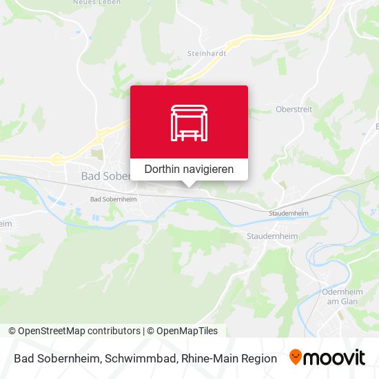 Bad Sobernheim, Schwimmbad Karte