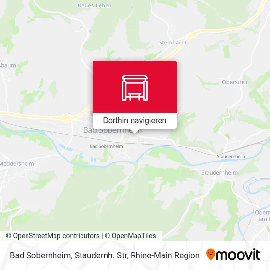 Bad Sobernheim, Staudernh. Str Karte
