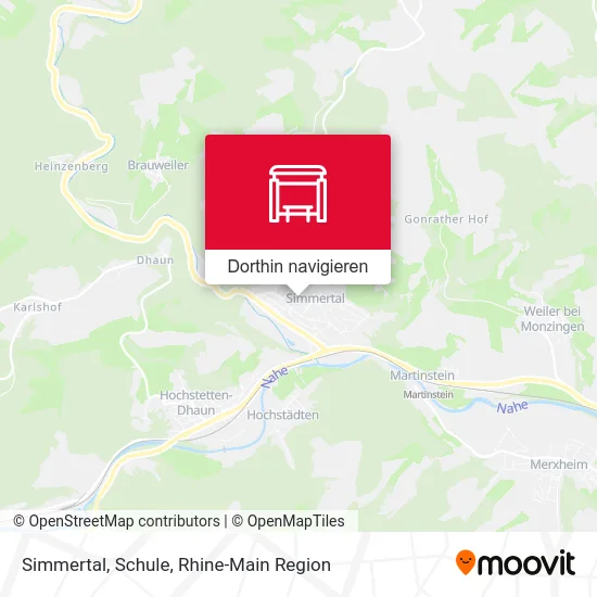 Simmertal, Schule Karte
