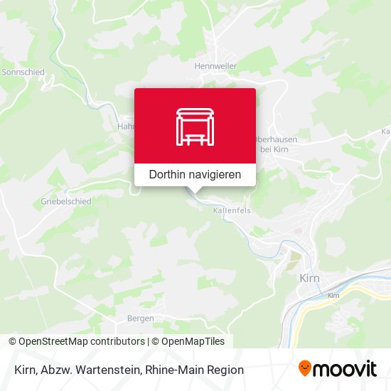 Kirn, Abzw. Wartenstein Karte