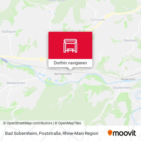 Bad Sobernheim, Poststraße Karte