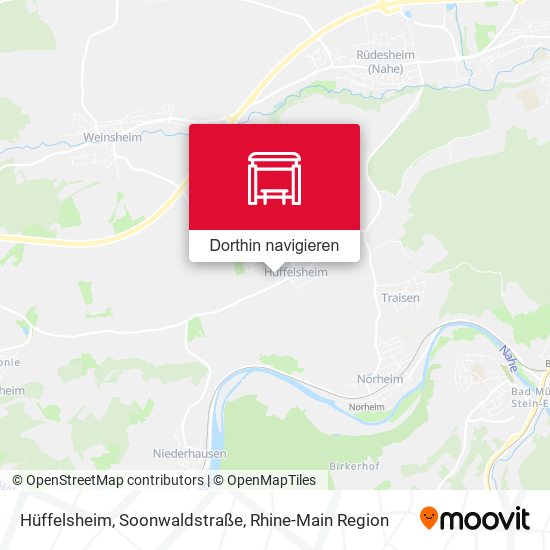 Hüffelsheim, Soonwaldstraße Karte