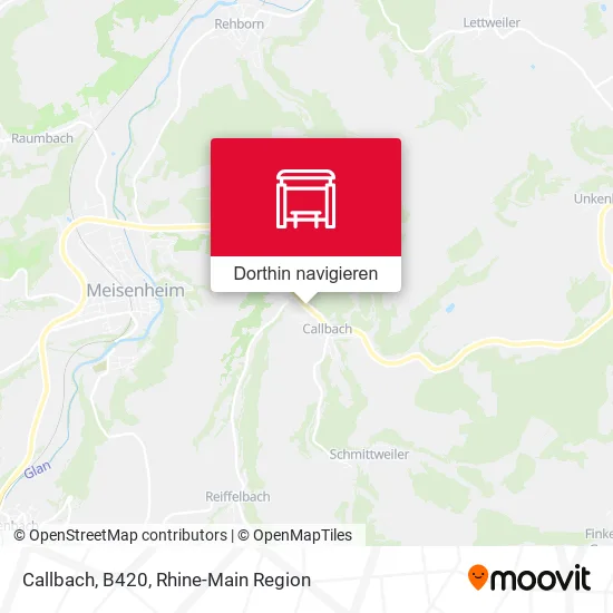 Callbach, B420 Karte