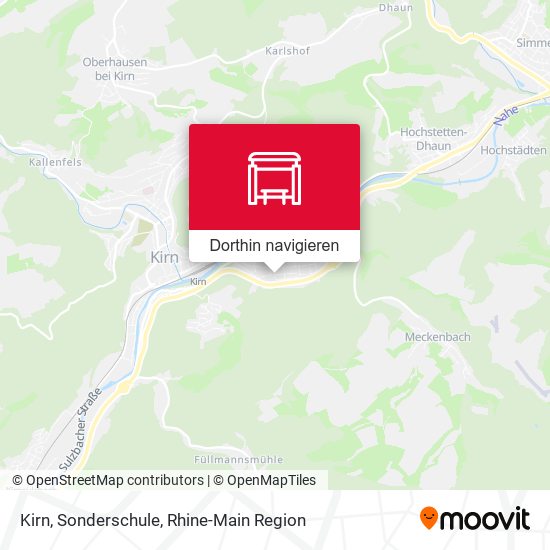 Kirn, Sonderschule Karte