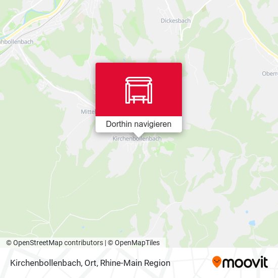 Kirchenbollenbach, Ort Karte