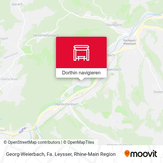 Georg-Weierbach, Fa. Leysser Karte