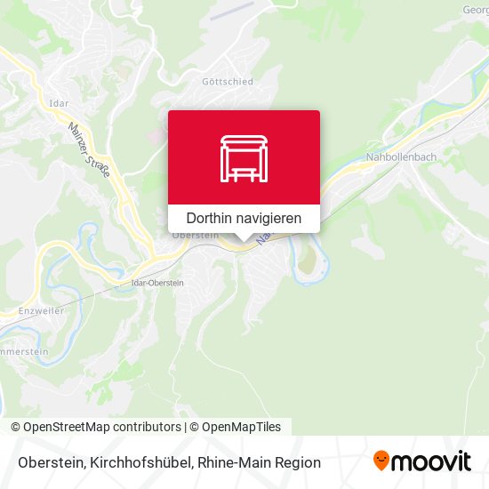 Oberstein, Kirchhofshübel Karte