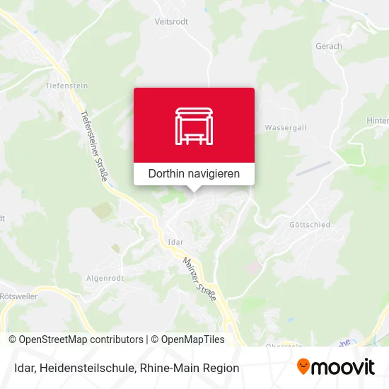 Idar, Heidensteilschule Karte