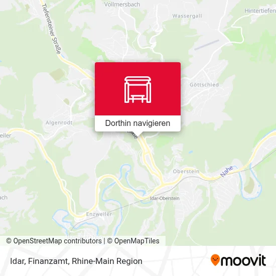 Idar, Finanzamt Karte