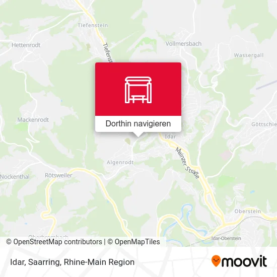 Idar, Saarring Karte