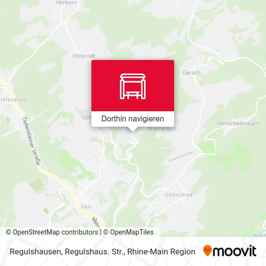 Regulshausen, Regulshaus. Str. Karte