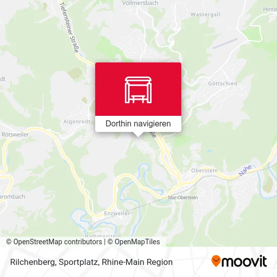 Rilchenberg, Sportplatz Karte