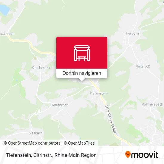 Tiefenstein, Citrinstr. Karte