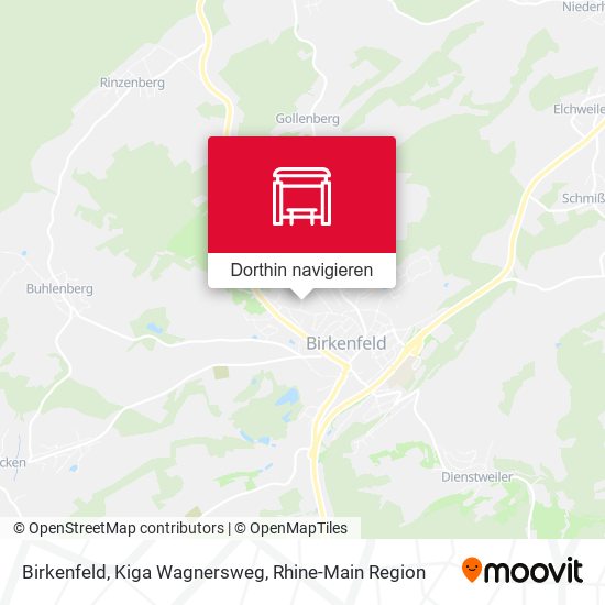 Birkenfeld, Kiga Wagnersweg Karte