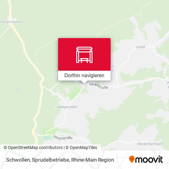 Schwollen, Sprudelbetriebe Karte