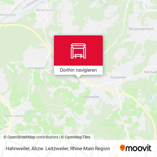 Hahnweiler, Abzw. Leitzweiler Karte