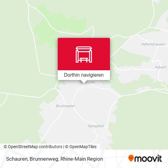 Schauren, Brunnenweg Karte