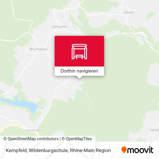 Kempfeld, Wildenburgschule Karte
