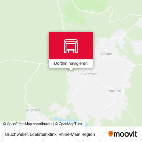 Bruchweiler, Edelsteinklink Karte