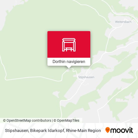 Stipshausen, Bikepark Idarkopf Karte