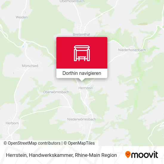 Herrstein, Handwerkskammer Karte