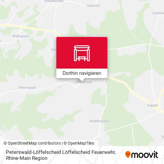 Peterswald-Löffelscheid Löffelscheid Feuerwehr Karte