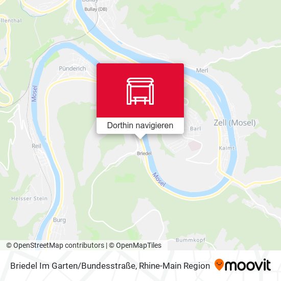 Briedel Im Garten/Bundesstraße Karte