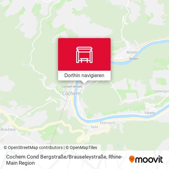 Cochem Cond Bergstraße / Brauseleystraße Karte