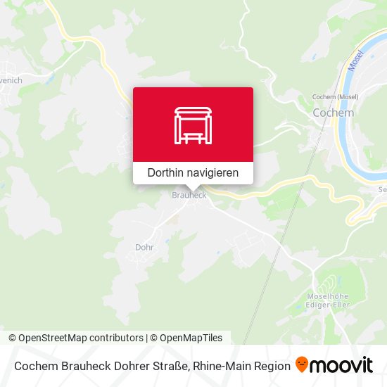 Cochem Brauheck Dohrer Straße Karte