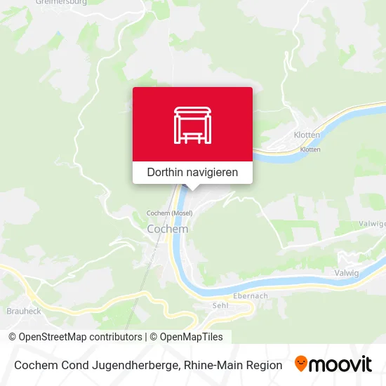 Cochem Cond Jugendherberge Karte