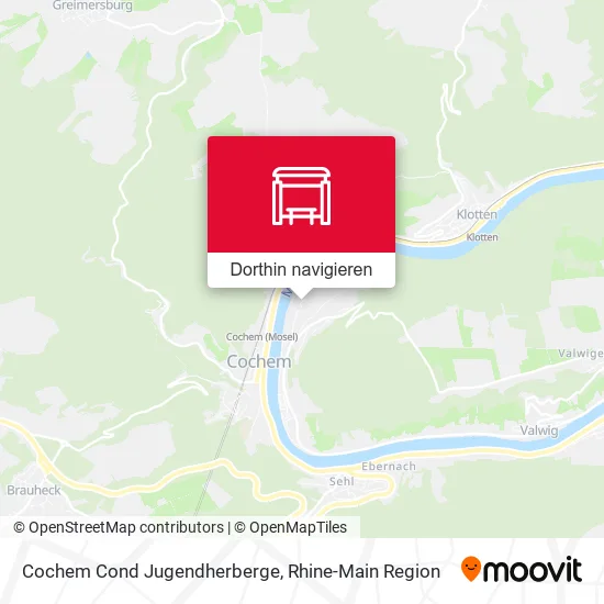 Cochem Cond Jugendherberge Karte