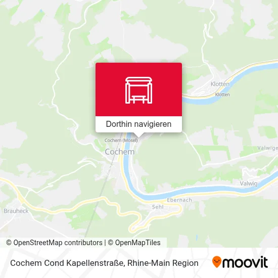Cochem Cond Kapellenstraße Karte