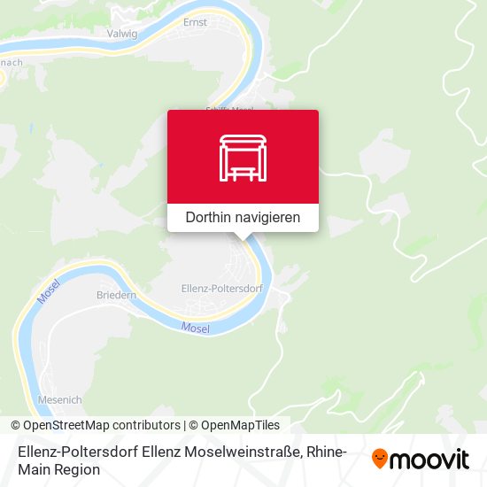 Ellenz-Poltersdorf Ellenz Moselweinstraße Karte