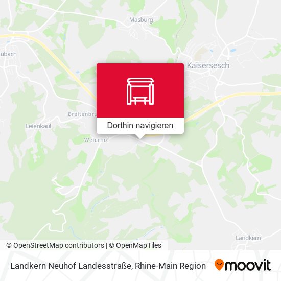 Landkern Neuhof Landesstraße Karte