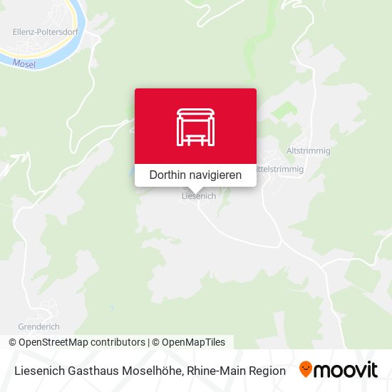 Liesenich Gasthaus Moselhöhe Karte