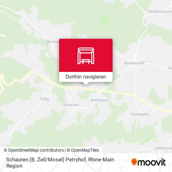Schauren (B. Zell / Mosel) Petryhof Karte