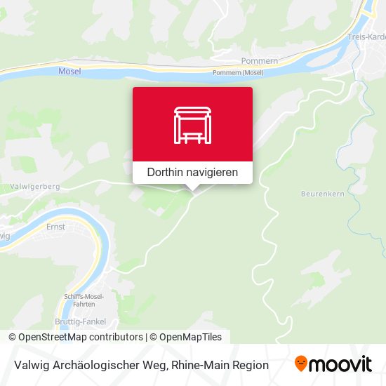 Valwig Archäologischer Weg Karte