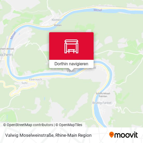 Valwig Moselweinstraße Karte