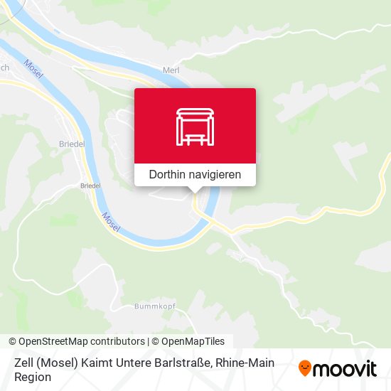 Zell (Mosel) Kaimt Untere Barlstraße Karte