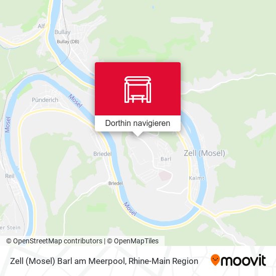 Zell (Mosel) Barl am Meerpool Karte