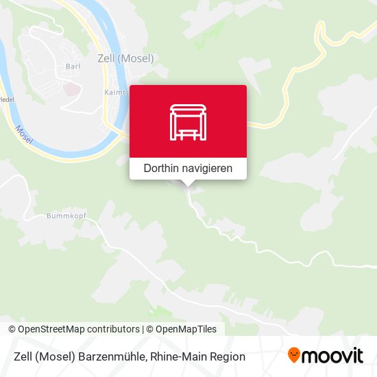 Zell (Mosel) Barzenmühle Karte