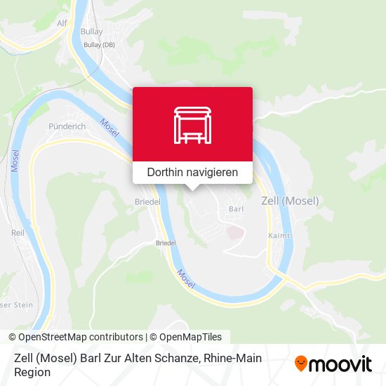 Zell (Mosel) Barl Zur Alten Schanze Karte