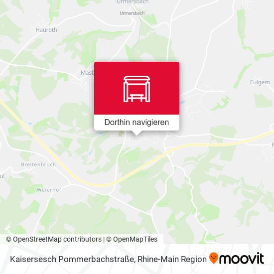 Kaisersesch Pommerbachstraße Karte