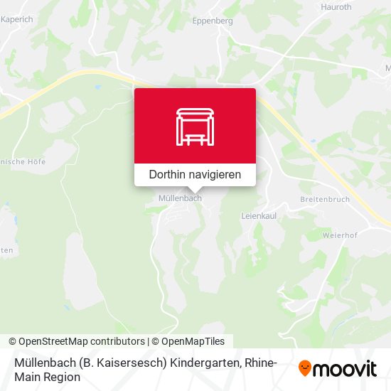 Müllenbach (B. Kaisersesch) Kindergarten Karte