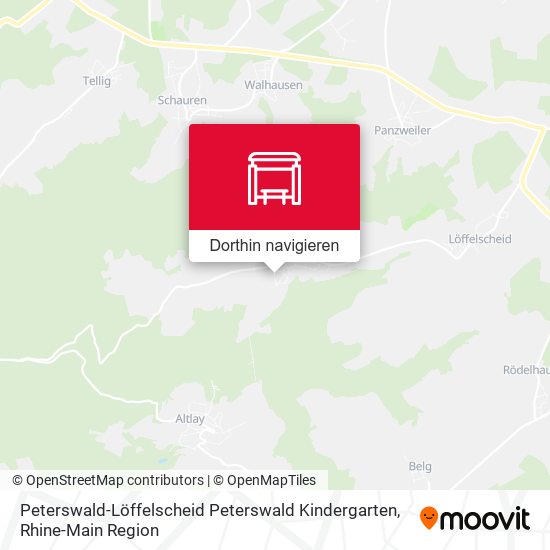 Peterswald-Löffelscheid Peterswald Kindergarten Karte