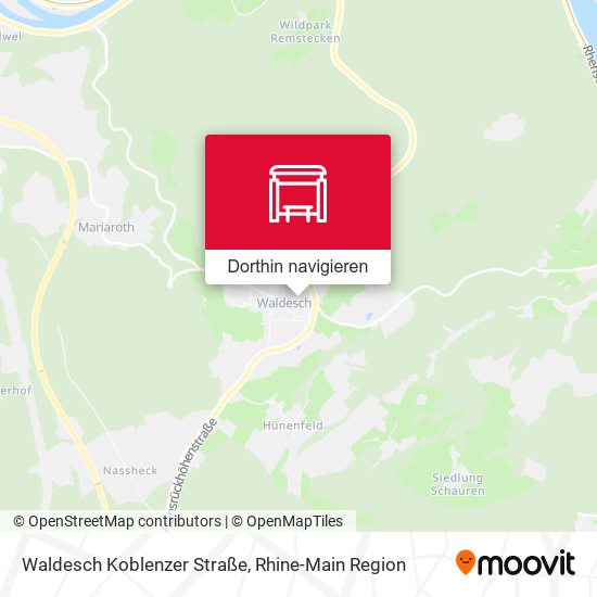 Waldesch Koblenzer Straße Karte