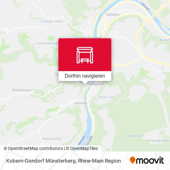 Kobern-Gondorf Münsterberg Karte