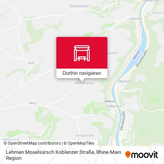 Lehmen Moselsürsch Koblenzer Straße Karte