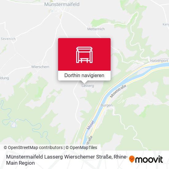 Münstermaifeld Lasserg Wierschemer Straße Karte