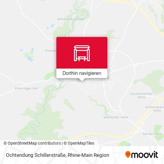 Ochtendung Schillerstraße Karte